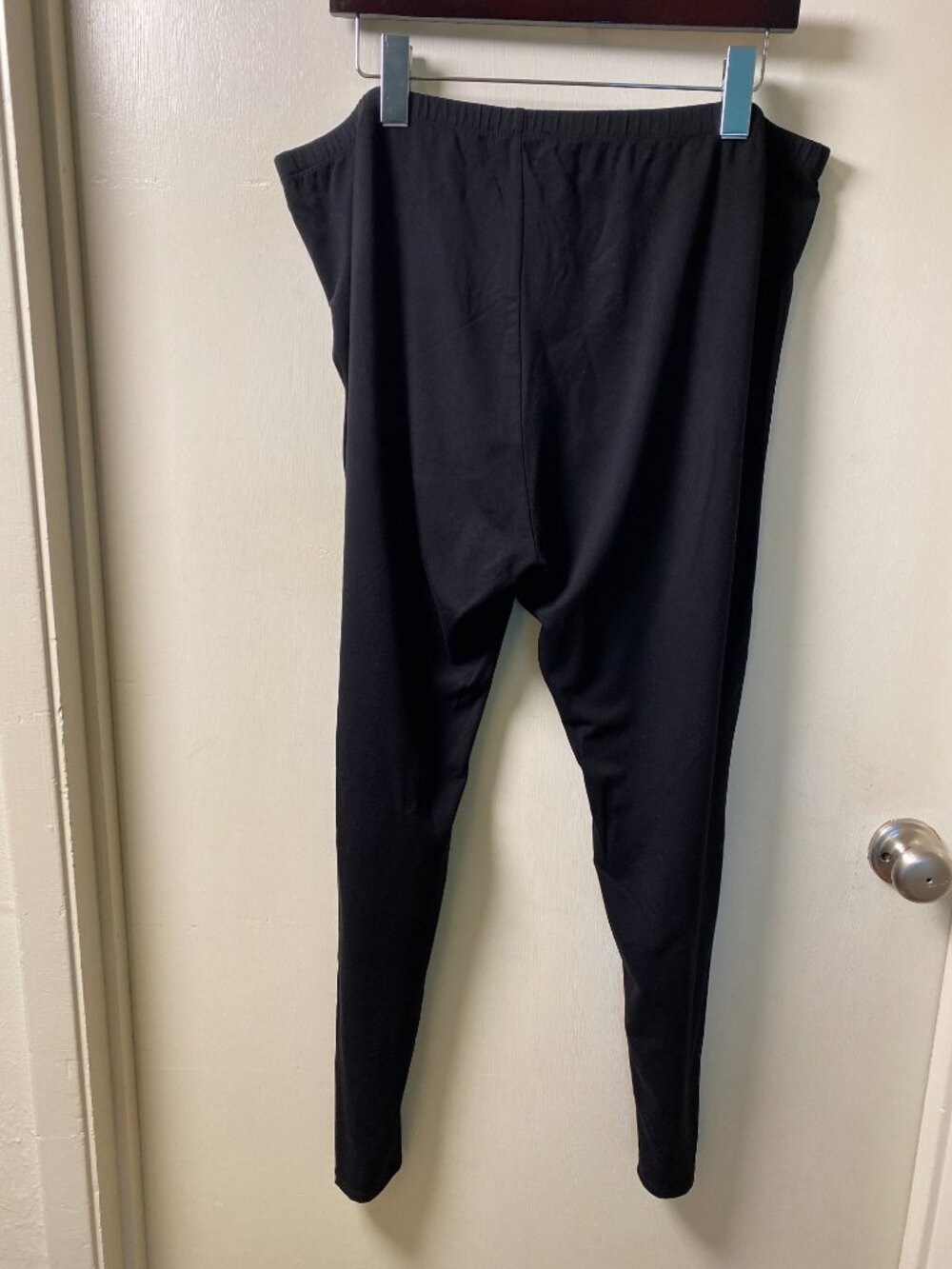 Eileen Fisher Black Stretch Lyocell Pull-On Leggings Women's 1X